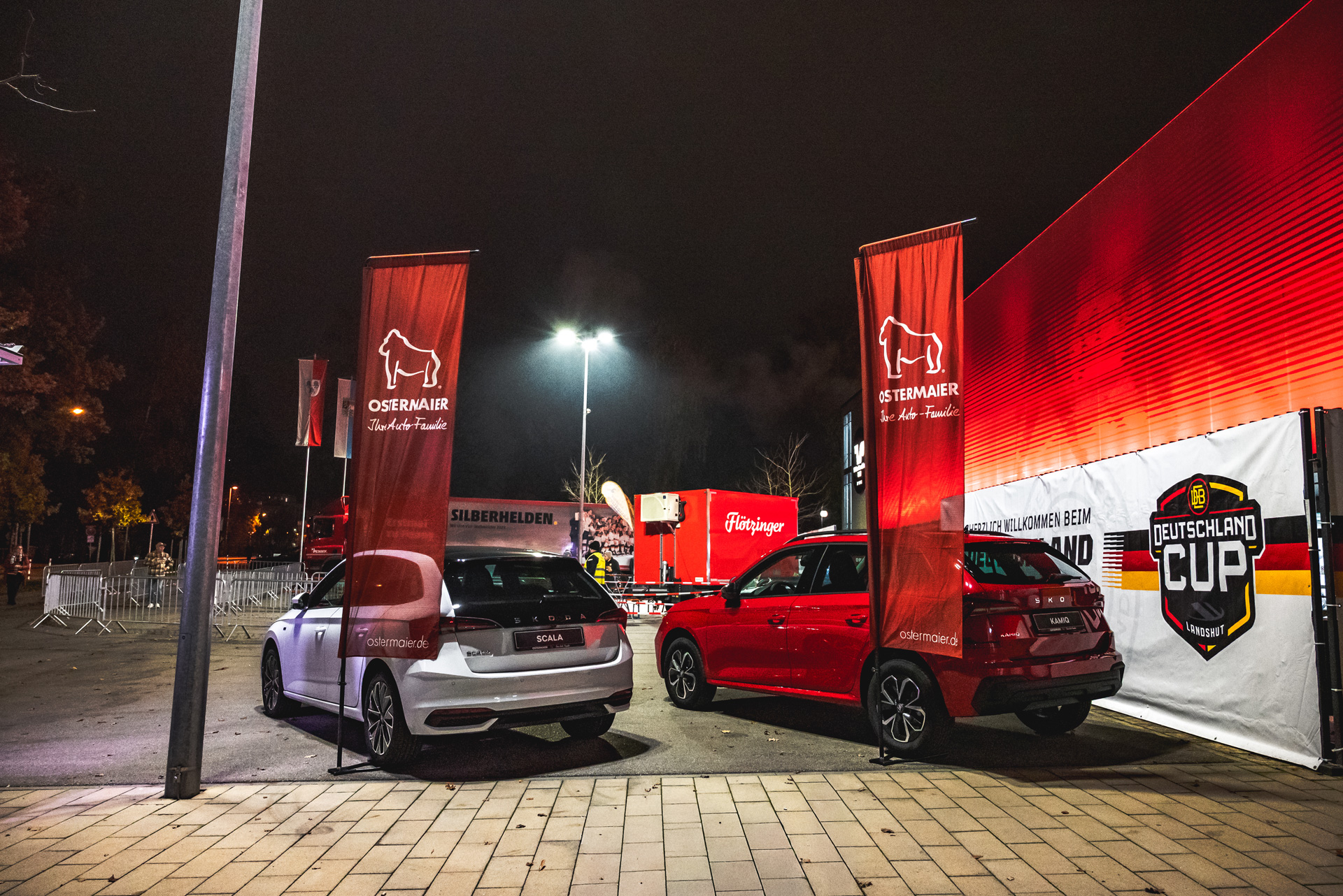 Foto von Škoda Scala und Škoda Kamiq von hinten