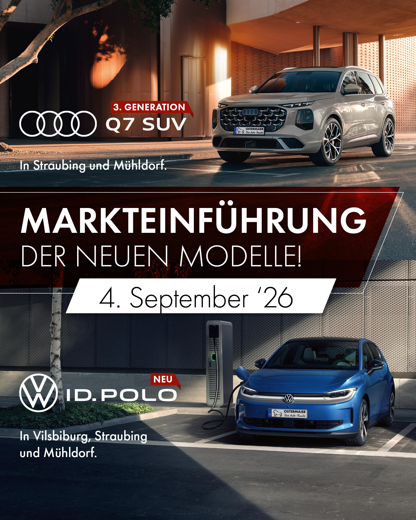 Markteinführungsdetails VW ID.Polo und Audi Q7