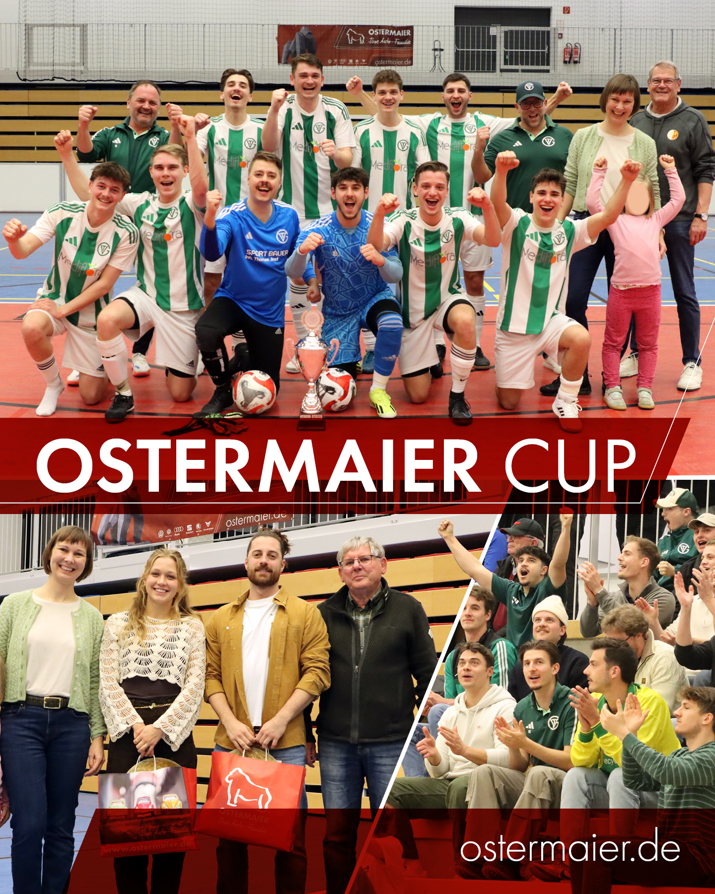 Die Siegermannschaften des Ostermaier-Cup.