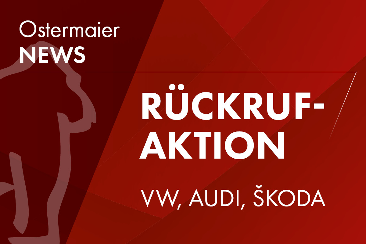 Rückruf bei Audi, Volkswagen und Škoda -