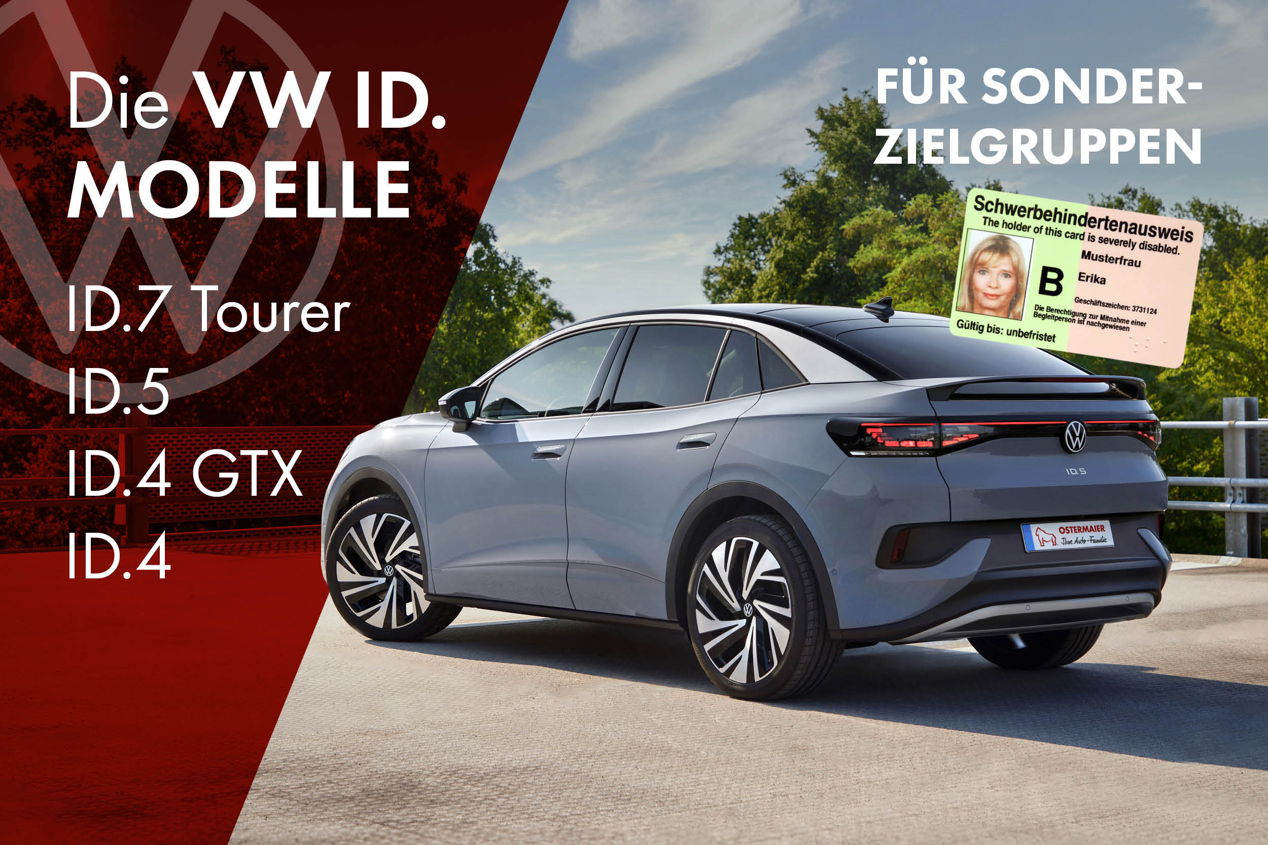 VW ID. Modelle für Sonderzielgruppen!