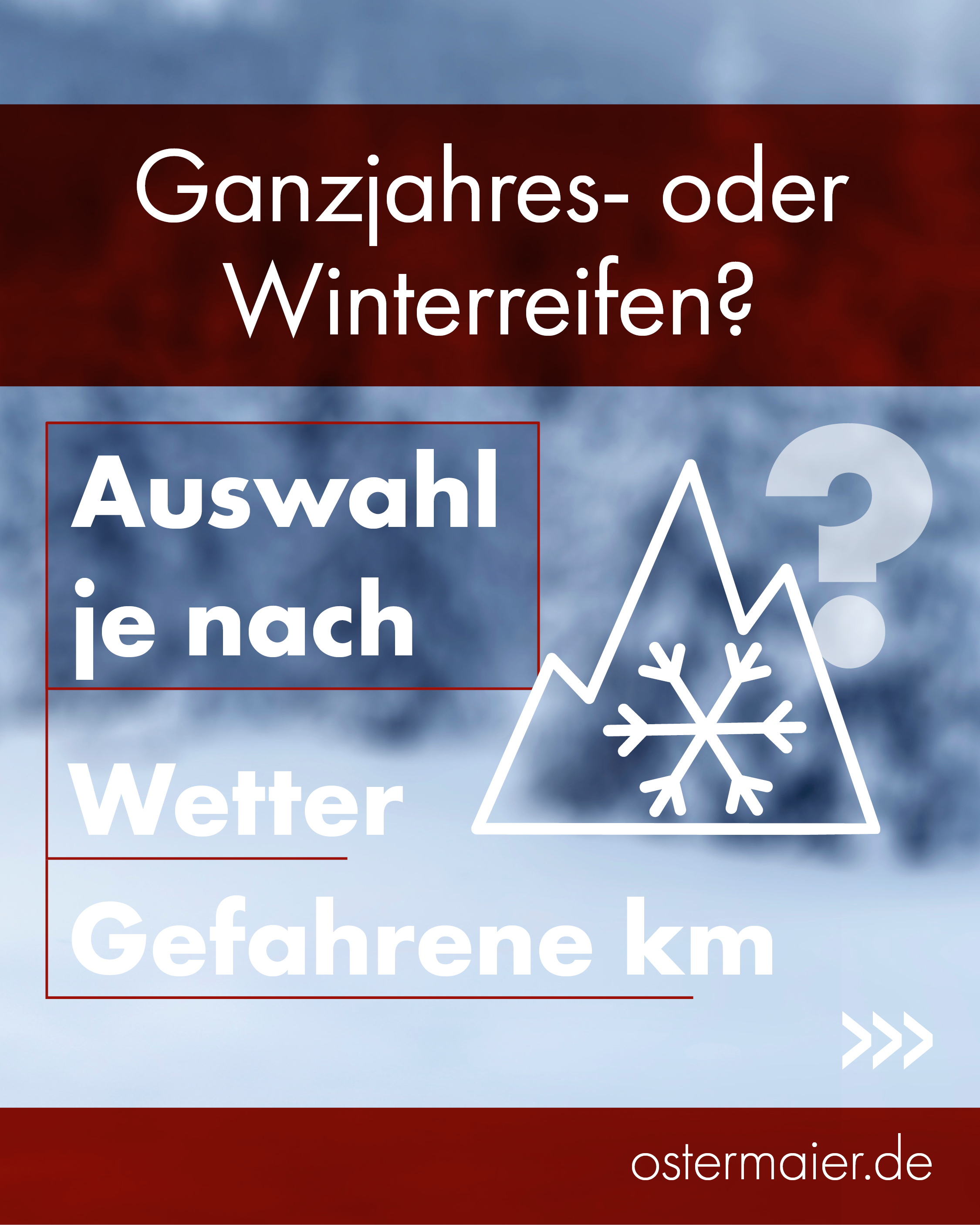 Ganzjahres- oder Winterreifen?