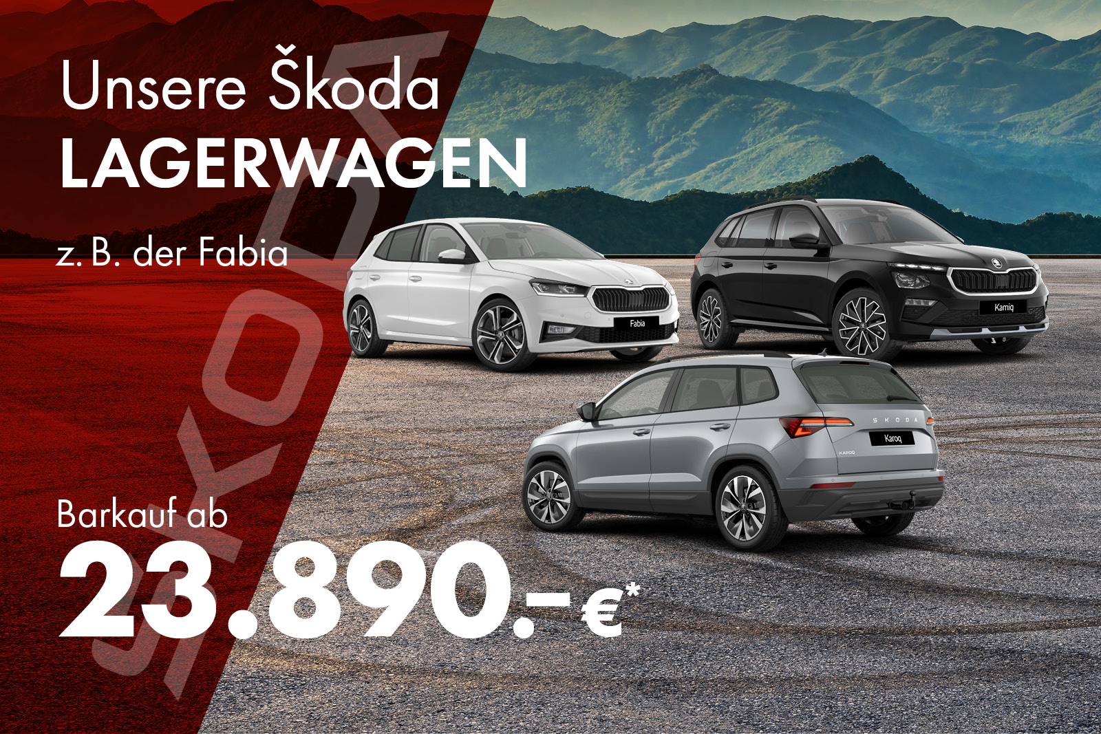 Anpfiff für unseren Škoda Lagerwagenabverkauf