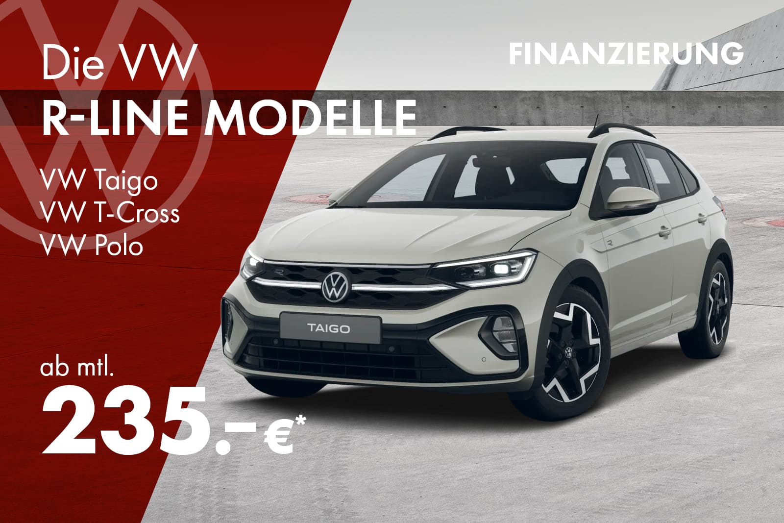 VW R-Line Modelle mit 1,99 % Finanzierung