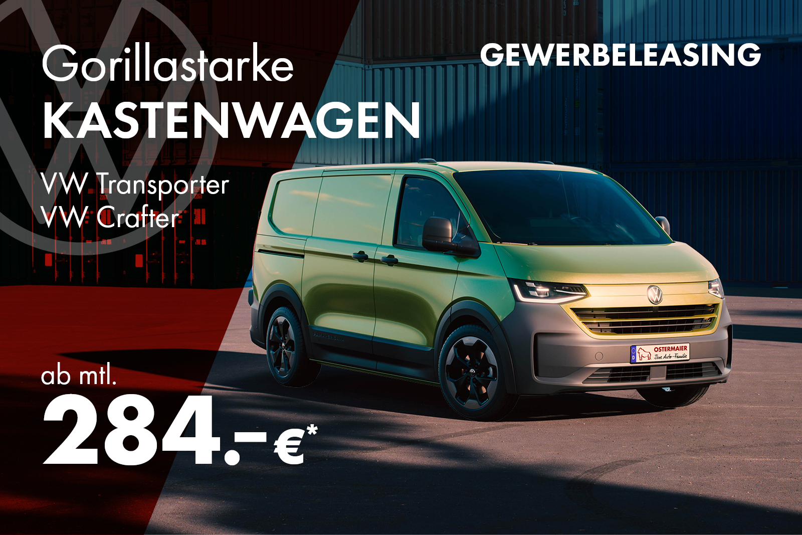 Zwei gorillastarke Kastenwagen