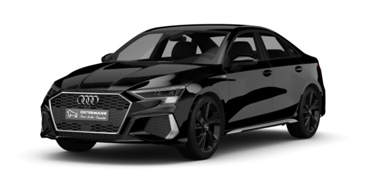 Audi A3 Limousine in der 3D-Ansicht