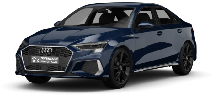 Der Audi A3 in der 3D-Ansicht