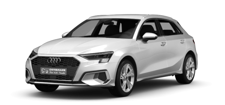 Der Audi A3 in der 3D-Ansicht