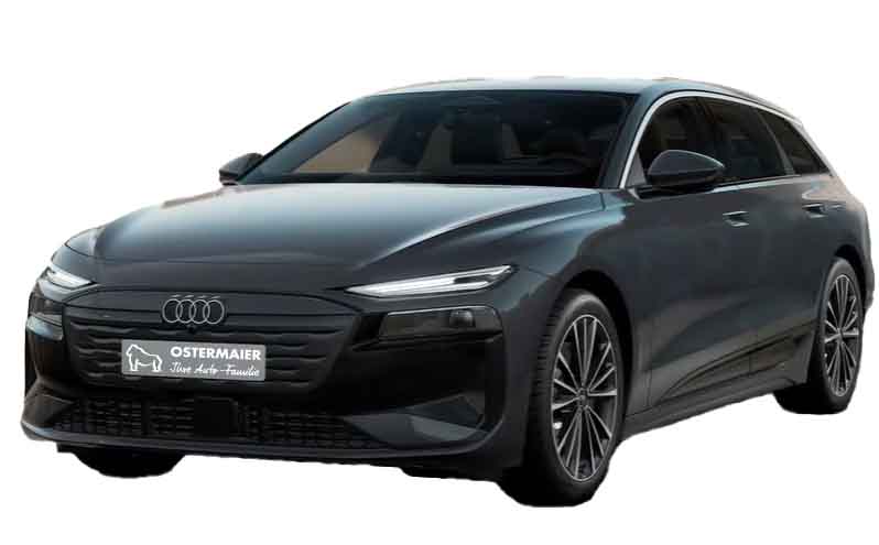 Der Audi A6 e-tron in der 3D-Ansicht.