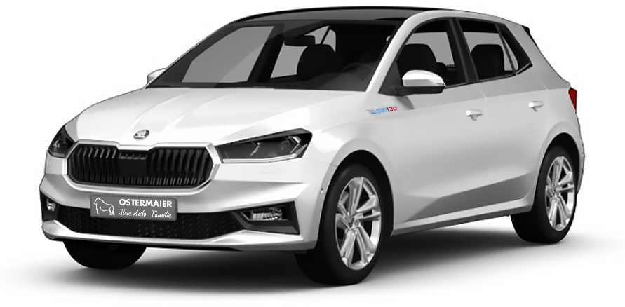 Der Škoda Fabia in der 3D-Ansicht