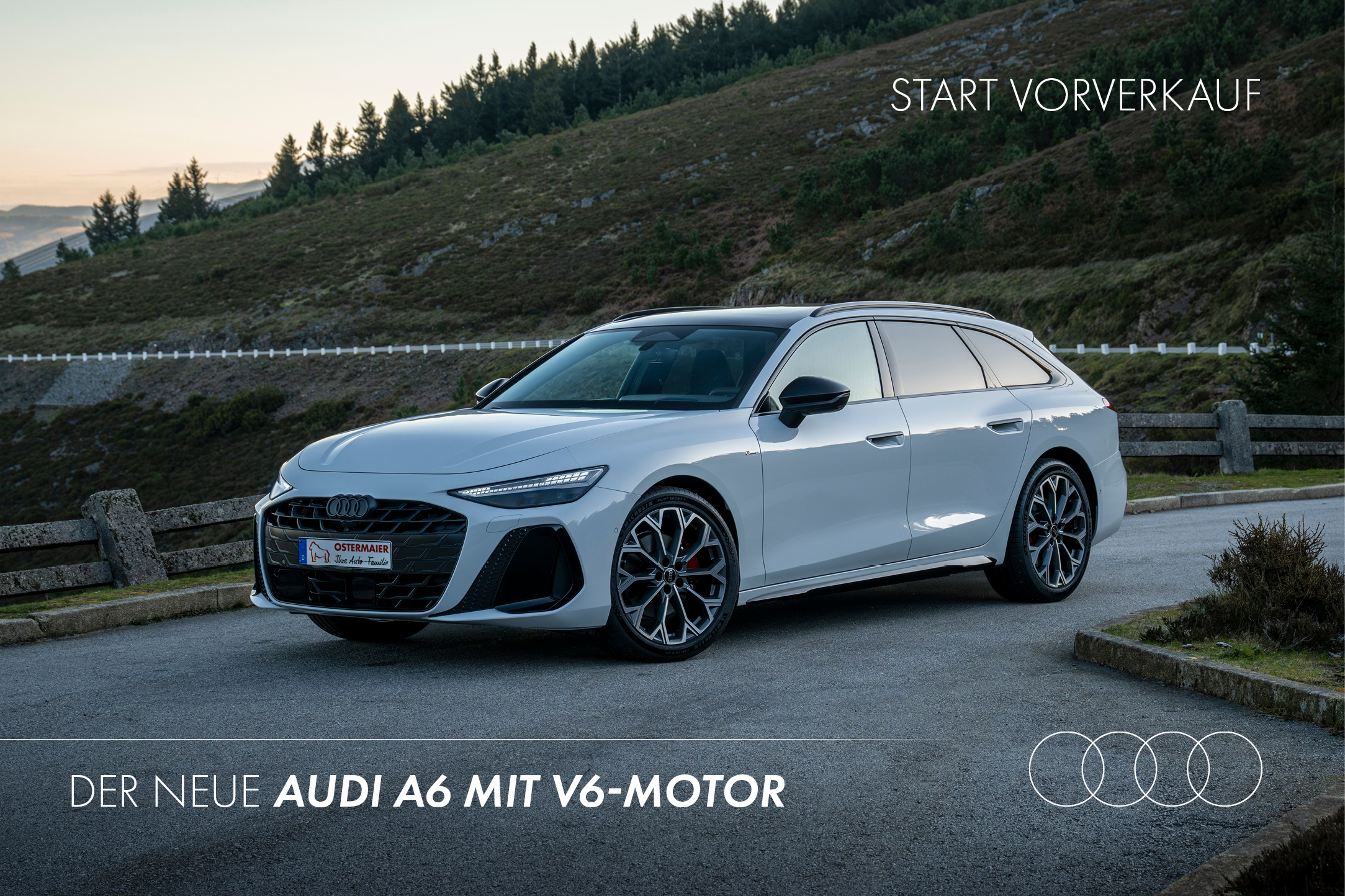 Der neue Audi A6 mit V6-Motor