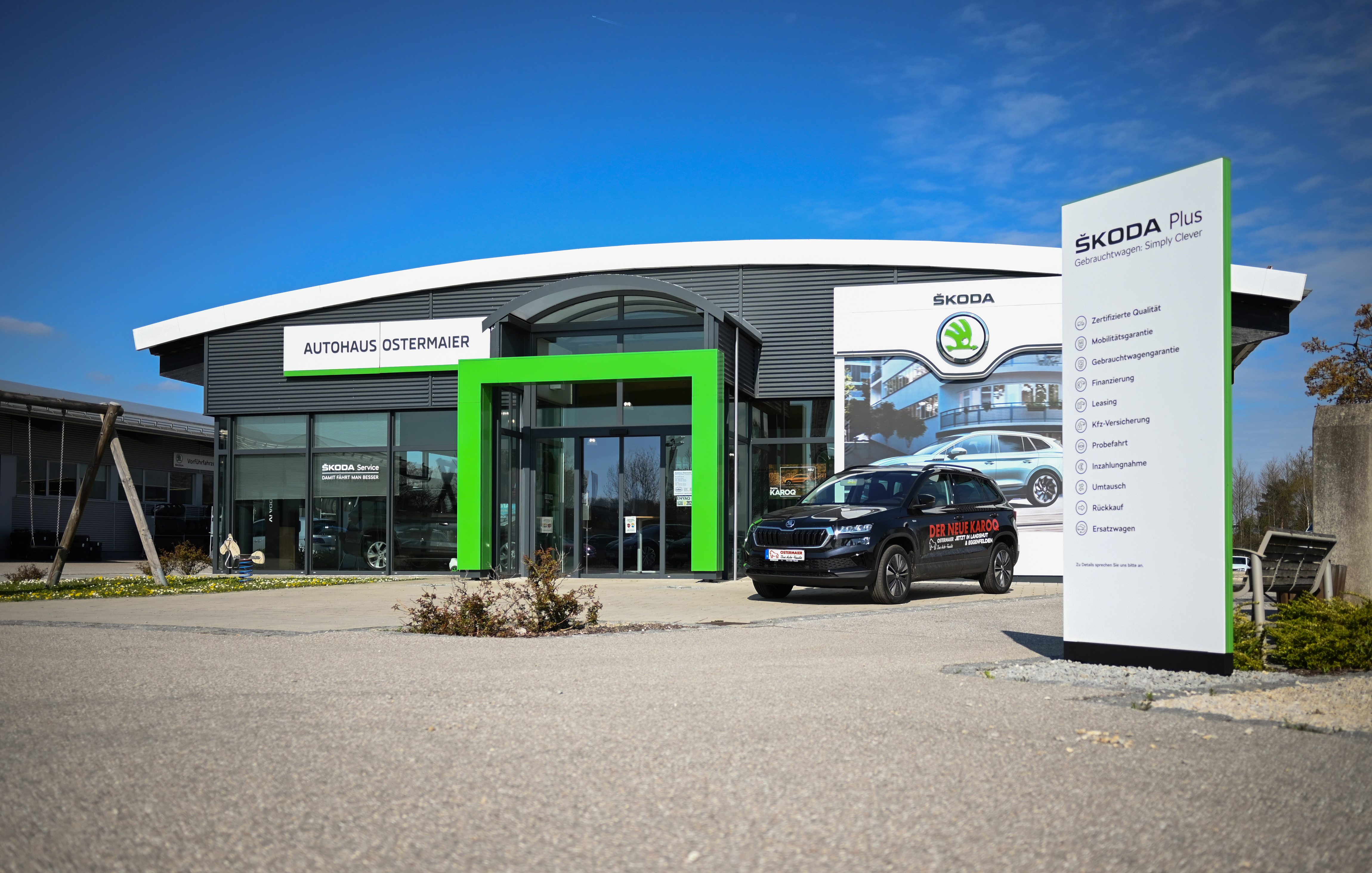 Autohaus Ostermaier in Eggenfelden mit dem Škoda Autohaus